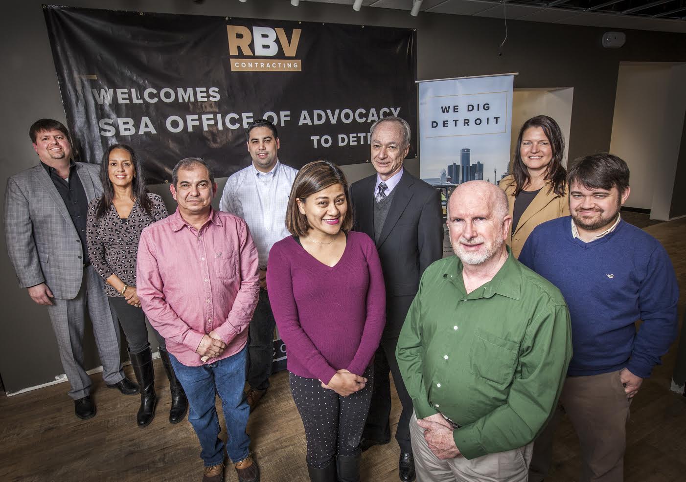 Advocacy visited the headquarters of RBV Contracting, a construction company that is rebuilding Detroit, Michigan one building at a time. Photo courtesy of RBV’s photographer, Diane Weiss.