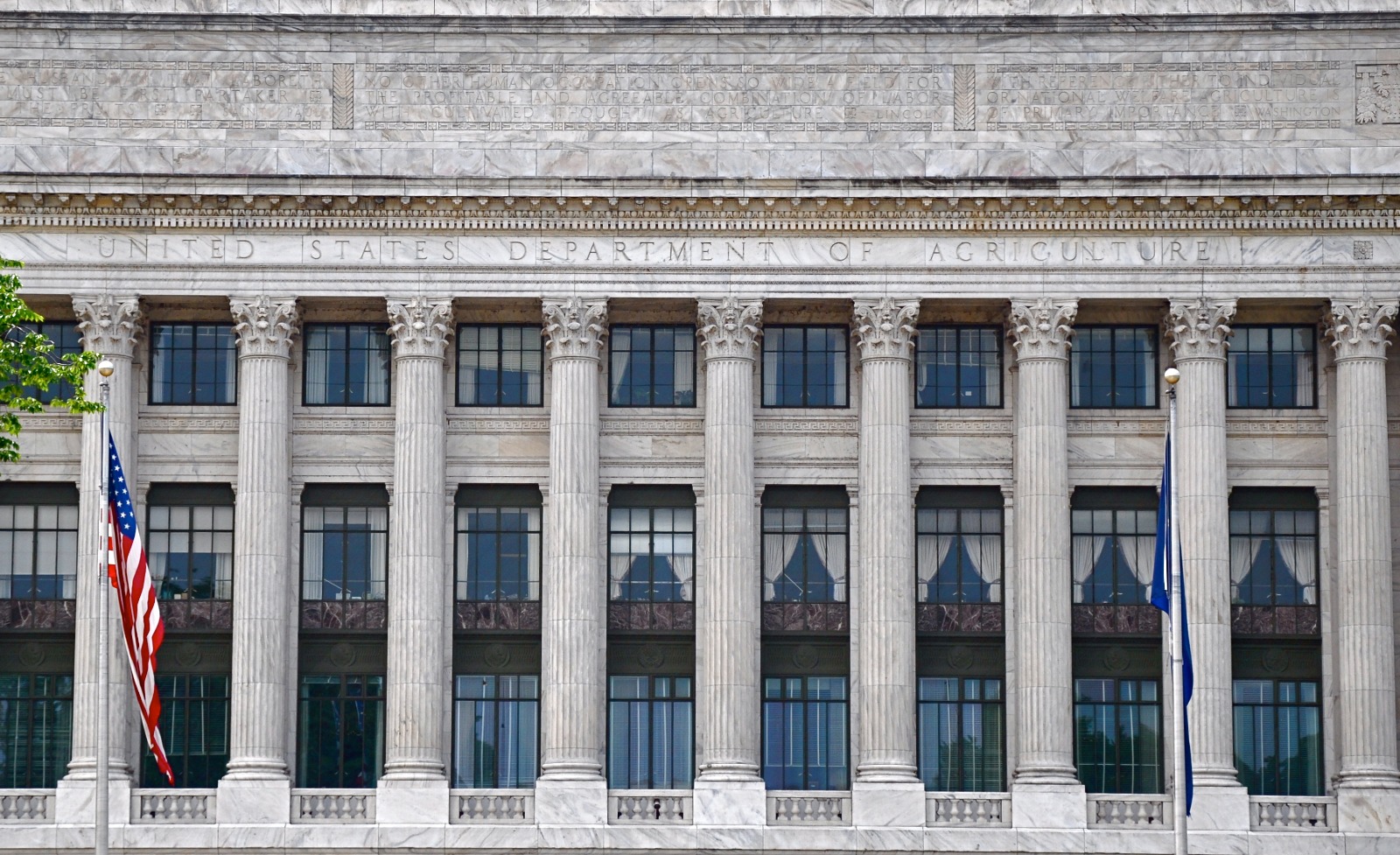 Facade of the U.S. Department of Agriculture