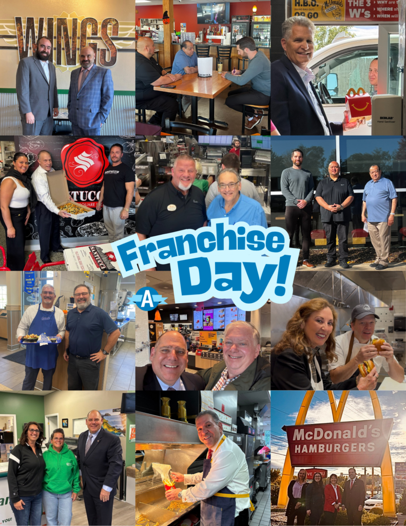 A collage of regional advocates during Franchise Day 2025.